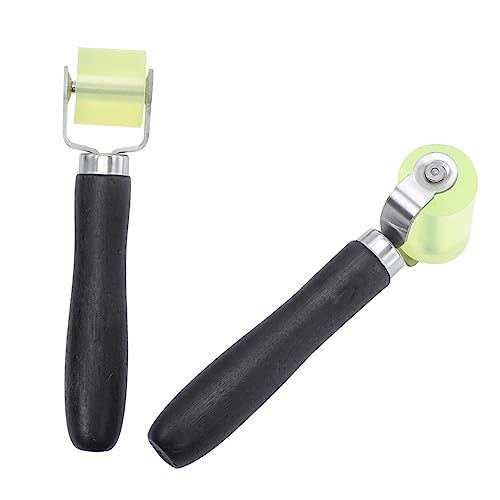 HAWILLOSCH 2piezas Rodillo Aplanador para Empapelar Paredes Incluye Rodillo Grande y Pequeño Herramienta para Pegatinas De Pared y Reembalaje De Automóviles