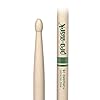 ProMark Classic Forward 2B Raw Hickory Drumsticks, Oval Wood Tip, Unfinished, 1 Pair #1