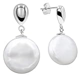 IDEAL PARA REGALO: Los pendientes vienen en una bonita caja de joyería de alta calidad con la etiqueta y el certificado de origen de las perlas. Perfecta para regalo en cumpleaños, Navidad, el día de la madre, un aniversario o cualquier otra ocasión.