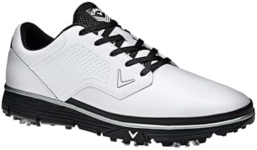 Callaway Men's Mission Golf Shoe, white black