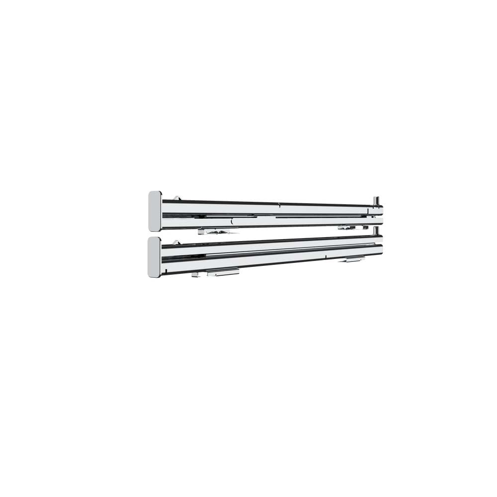 Teka - Guías Telescópicas de 1 Altura, para Hornos Estándar de 60 cm, Extracción Total de las Bandejas, Mayor Comodidad y Estabilidad, Fácil Instalación, Color Acero Inoxidable
