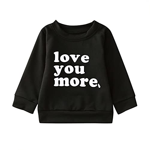 Sweatshirt baby kinderen trui ronde hals lange mouwen effen briefprint warm bovendeel top longsleeve casual trui lange… - Image 7