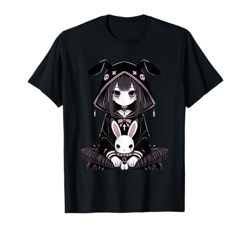 E-Girl Japan Aesthetic Otaku Emo Cute Gothic Goth Bunny Anime Girl Kawaii Gothique Creepy Art...