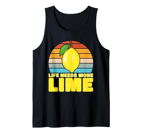 La vita ha bisogno di più lime Divertente amanti degli agrumi Canotta