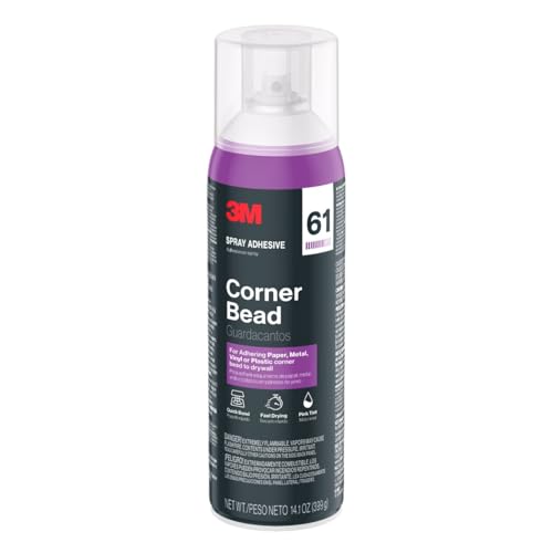 3M Corner Bead 61 Spray Adhesive, 14.1 oz., Low...