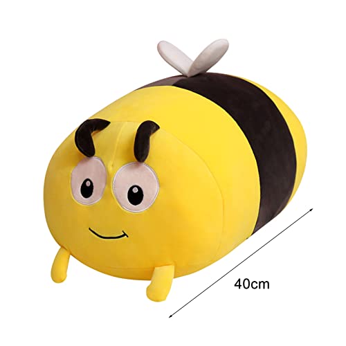 Meideli Joaninha de pelúcia brinquedo animais de pelúcia amigo da pele almofada de abelha joaninha d