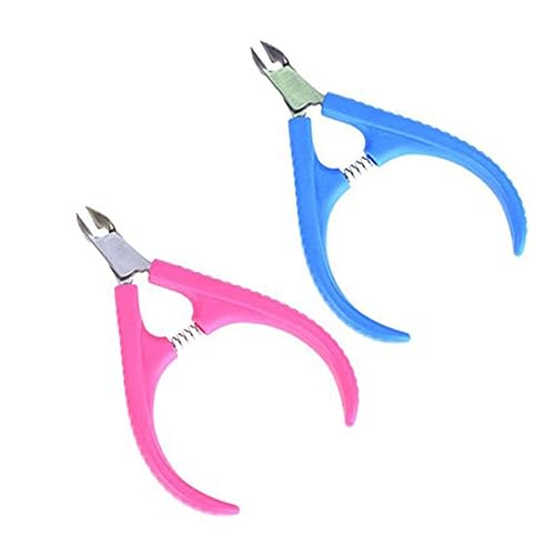 OATIPHO Pince à Cuticules Demi-mâchoire Coupe-ongles Pour Manucure Et Pédicure Acier Inoxydable Ressort Amortisseur Usage Quotidien
