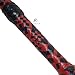 Indiana Style Bull Whip 8 Foot 8 Plaits Real Cow Hide Leather Equestrian Rope Core Bullwhip Jones Red & Black Cowboy Whip, Western Whip (8 FT Red & Black)