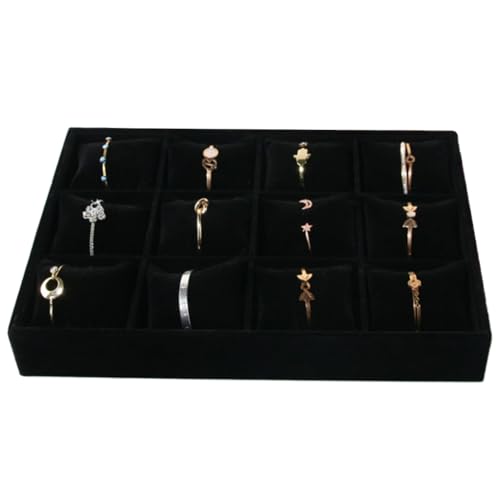 12 Slots Watch Display Case Functional Watches Stand Wristwatch Organizer Tray