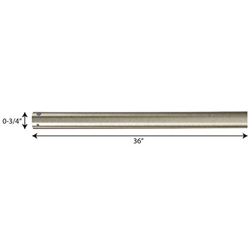 Progress Lighting P2606-81 Airpro Fan Downrod Accessories, 3/4-Inch Diameter X 36-Inch Height, Antique Nickel #TOP2