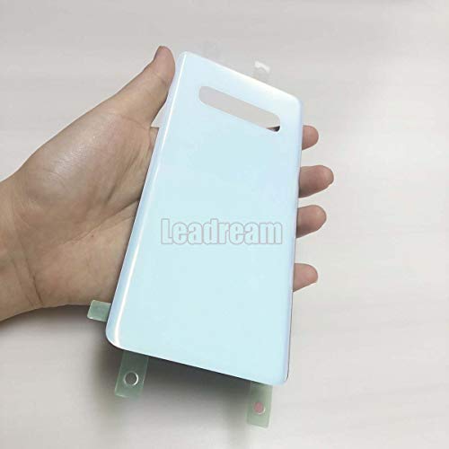 Lysee Mobile Phone Housings & Frames - 50Pcs Original Back Battery Door + Adhesive Sticker +Imei Print For Samsung Galaxy S10 Lite S10E S10 Plus Back Glass Cover - (Color: Green For S10) #TOP3