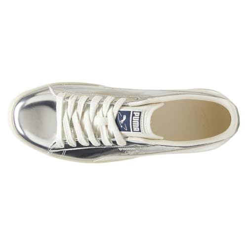 PUMA Mens Clyde 3024 Lace Up Sneakers Shoes Casual - Silver - Size 10 M4