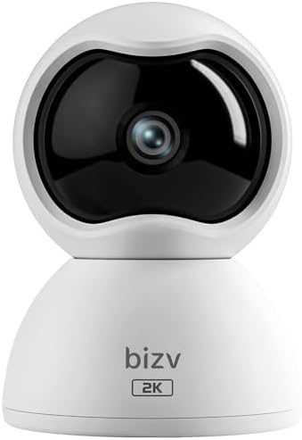 2K HD Pan/Tilt Smart Indoor Security Camera, WiFi Cameras for Home Security with Two-Way Audio,2.4GHz with Night Vision,Motion Detection,Two Way Audio,SD & Cloud Storage (US-V3)