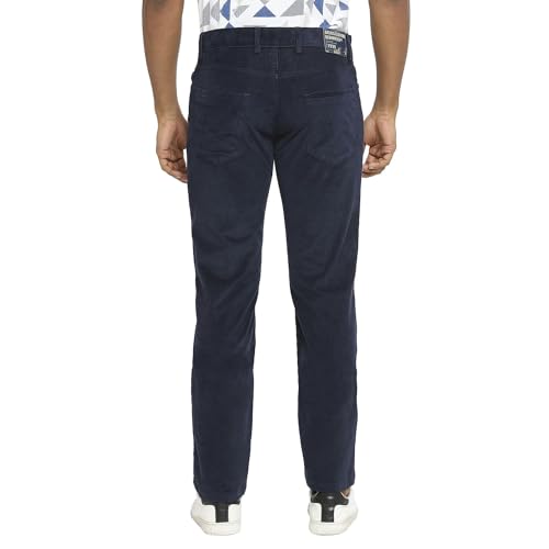 Image of BASICS Premium Cotton Stretch Formal Trousers for Men | Office Pants