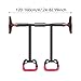 RNXRZANK Home Use Bar with Nonslip Handle and Gymnastic Rings for All Ages, 120cm to 160cm