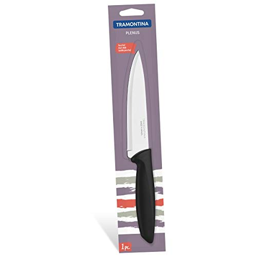 Tramontina Plenus Faca Chef, Preto, 15.24 cm