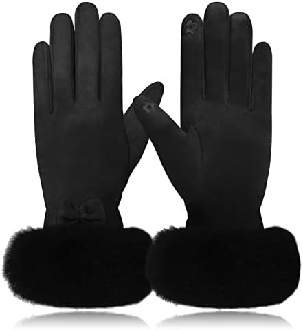 Womens Winter Gloves Touchscreen Texting Warm Lining Cold Weather Gloves Christmas Gifts