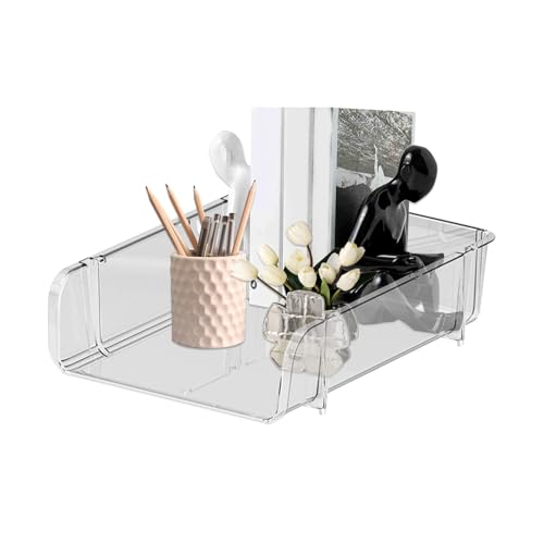 Bac de rangement pour papier empilable pour optimiser l'espace de bureau - 8