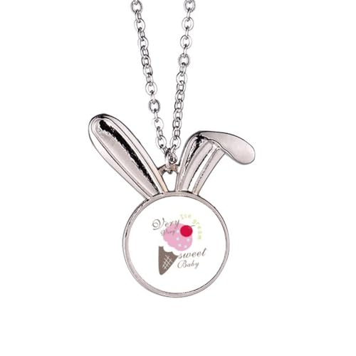 Collier lapin de glace pour bébé à porter lors des fêtes de famille