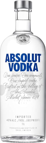 Absolut Blue Swedish Vodka| 1 L | 40% ABV