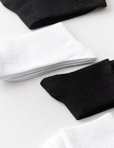 Mens Cotton Socks 10 pack Women Sport Breathable Ankel Sock Thin Crew No Show Black White Gray4