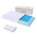 Lofe Gel Infused Memory Foam Pillow for Stomach Sleepers: Hypoallergenic with Washable Bamboo Cover - Thin, Flat, Soft, Slim, Therapeutic and Ergonomic for Spinal Support and Improved Breathing