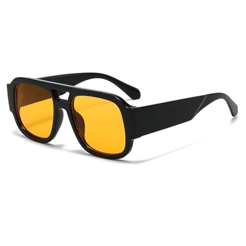 Lunettes de soleil double pont avec protection UV400 pour hommes