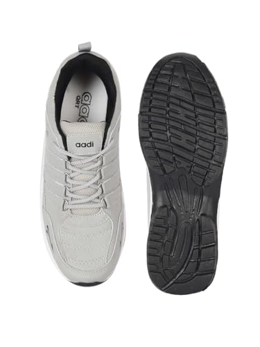 Image of AADI Men's Comfortable Lightweight Synthetic Leather Running, Walking & Gym Casual Sports Shoes