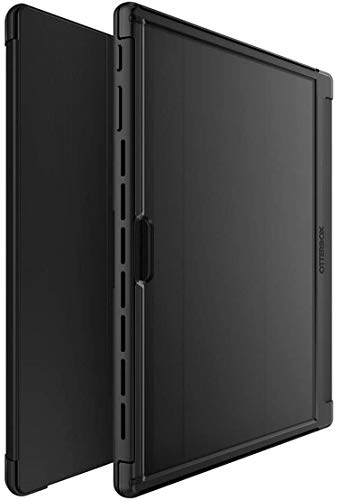 OtterBox Symmetry Folio Series Case for Microsoft Surface Pro 7 - Non Retail Packaging - Starry Night (Clear/Black/Black PU/Dark Grey Microsuede)