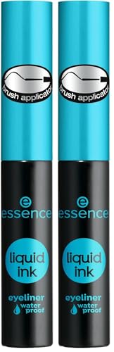 Essence - Eyeliner Liquide Ink Waterproof - 01 Black (Lot de 2)