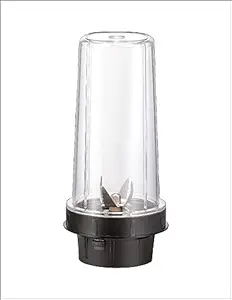 WONDER STAR bullet chutney jar 600ml||transparent polycarbonate body||compatible for preethi, bajaj, longway, orient, lifelong, many more ||4 teeth coupler & 2 side locks||500watts (nutri 600)