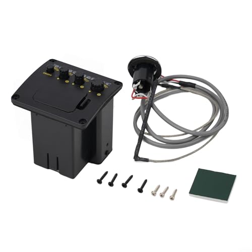 Acoustic Guitar Preamp EQ Tuner 2-Band Tone Control