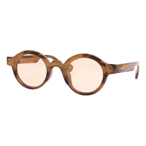 PASTL Oval Round Sunglasses Hipster Style Horn Rim Unisex Frame UV4002