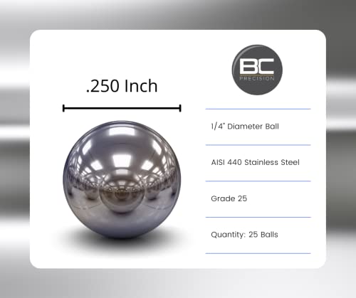 25 1/4" Inch Stainless Steel Bearing Balls G25 #TOP2