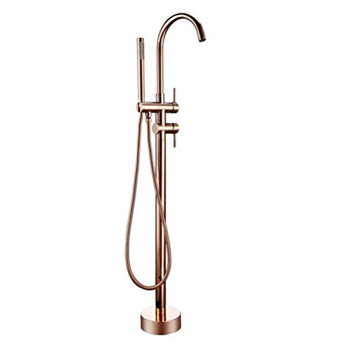 Robinet salle bain autoportant or rose pour un havre de paix unique