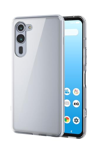 �G���R�� arrows We2 Plus (F-51E) �P�[�X �J�o�[ ���� �ϏՌ� �Ռ��z�� �n�C�u���b�h TPU �X�g���b�v�z�[���t�� �d�x 5H �������ɂ��� �L�Y �G�A�[�N�b�V���� �J�����ی� �N���A PM-F242HVCKCR