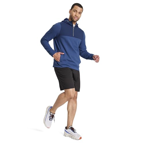 Jockey Men's Activewear EVERACTIVE Mixed Media 1/2 Zip Hoodie4