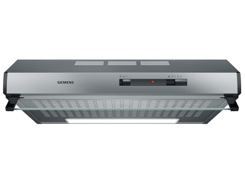 Siemens iQ100 LU62LFA51 Hotte standard largeur : 60 cm profondeur : 48.2 cm extraction et recirculation avec kit de recirculation supplémentaire acier inoxydable - vue 2