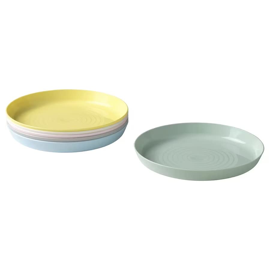 NT-STAR Kids Unbreakable Tableware Set of 6, Multicolor(Plates, Plastic)