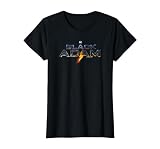 Black Adam Detailed Lightning Glow Logo T-Shirt, Women, Black, Medium