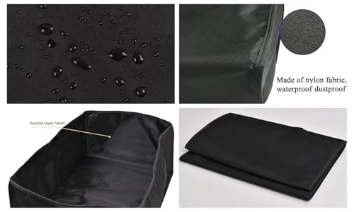 Schwerwiegender Stoff Wasserdichter Nylon Drucker Staubabdeckung Kompatibel Mit Canon PIXMA TS3550i / TS3551i / TS3450 /TS5350i Multifunktionsdrucker (Schwarz)