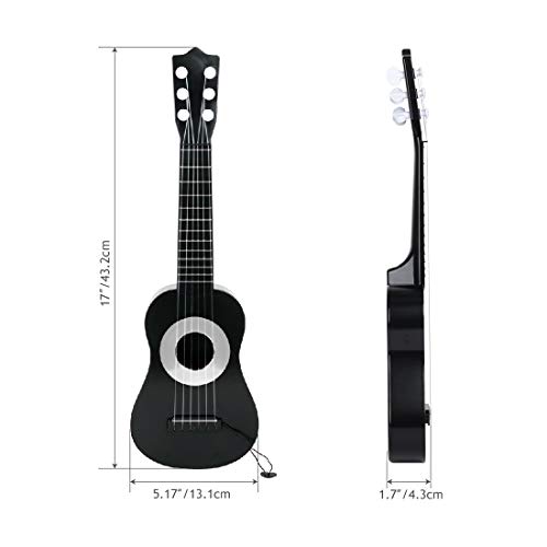 Wey&Fly Kids Toy Guitar 6 String, Baby Kids Cute Guitar Rhyme Developmental Musical Instrument Educational Toy For Toddlers #TOP3