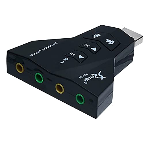 Adaptador Placa De Som 7.1 Usb Fone Microfone Pc Notebook