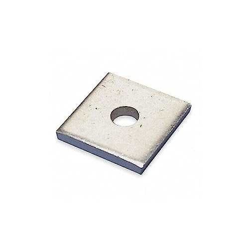 Square Channel Washer, 5/16 In, Steel