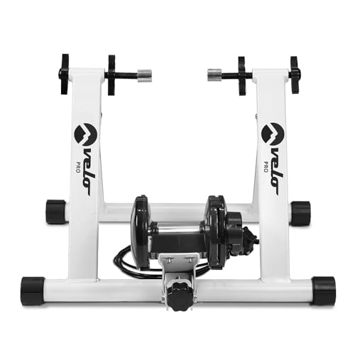 Turbo Bike Trainer Variable Magnetic Resistance Indoor Bicycle Trainer Stand for Road & Mountain Bikes 2628 700C Folding Steel Frame