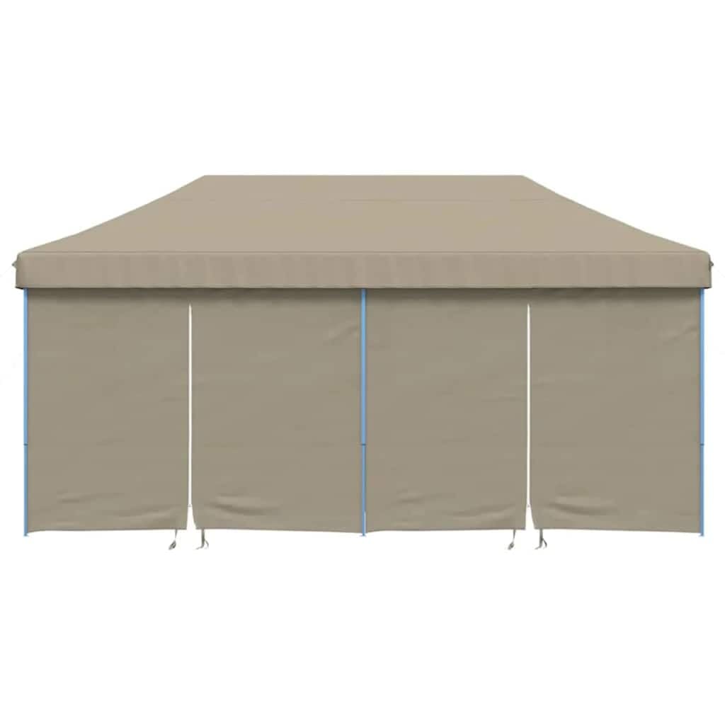 Tendone Pop-up da Giardino 580x292 cm Gazebo Pieghevole Talpa | Ampia struttura per eventi in giardino con pareti laterali trasparenti, ideale per pranzi e feste all'aperto.