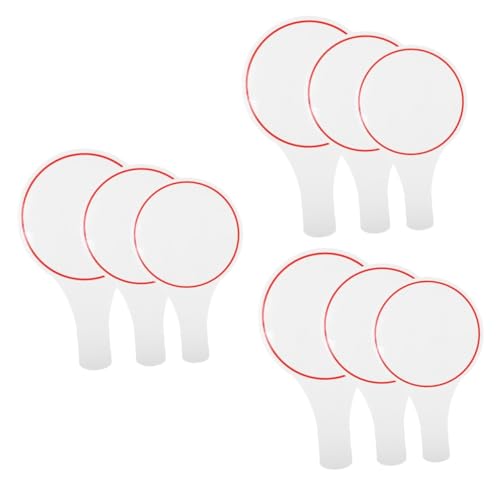 OSALADI 3 Series Marcador Estrictamente Paletas De Mano Paletas De Respuesta Paleta De Respuesta Paletas Portátiles Remo De Mano Paletas De Dedos Espuma 3 Piezas*3