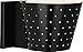 Robert Abbey B982 Pierce - One Light Wall Sconce, Plated Black Finish with Perforated Metal Shade