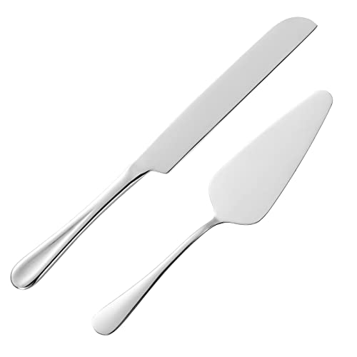 Ervilo Cake Serving Set, Cake Pie Pastry Servers, Stainless Steel Cake Knife And Server Set Perfect For Birthday, Wedding, Parties And Events #TOP2