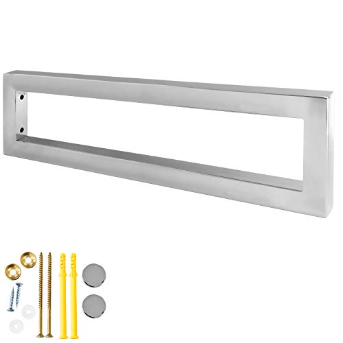 Edelstahl Wandkonsole 550 mm Waschbecken Halterung Wand Waschtisch Halterung Handtuchhalter Konsolenträger für Waschtischplatte Edelstahl 550 mm Sanlingo Cover